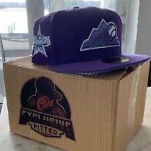 Purple Colorado Rockies Icy Blue Bottom 2021 All Star Game Side Patch